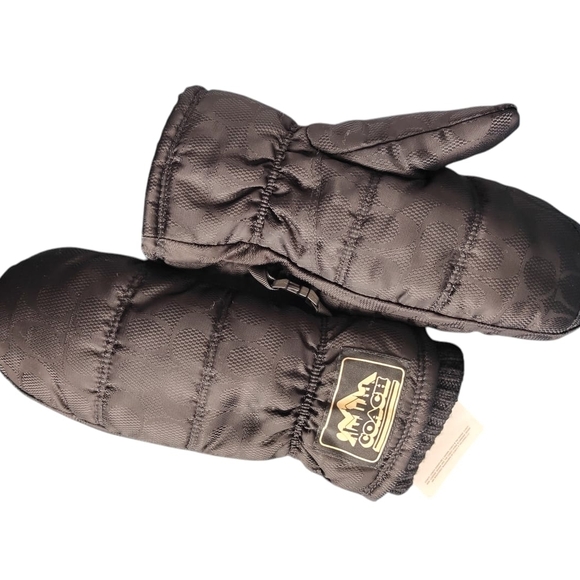 Coach Accessories - Coach Black Mittens
